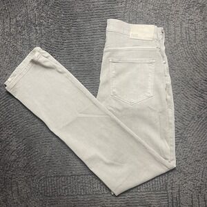 PAIGE Women's Jeans Size 28 Gray Stretch Denim Slim Straight Mid Rise